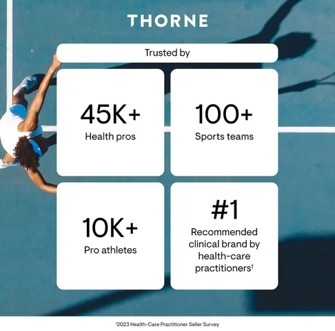 Thorne Creatine - Hỗ trợ sức mạnh và sức bền cơ bắp săn chắc phục hồi giữa các buổi tập, sản xuất Mỹ