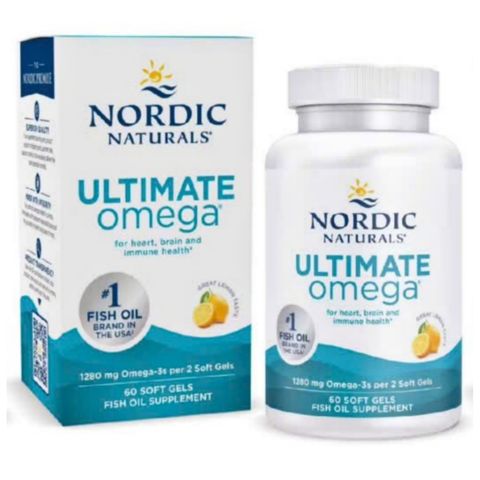 Nordic Natural Ultimate Omega - Phiên bản cao cấp cô đặc hương chanh - Hỗ trợ cường độ cao cho Tim mạch/Não bộ/Khớp & Giảm viêm mạnh mẽ