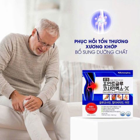 Viên uống bổ khớp Kwangdong Glucosamine Hàn Quốc - Thực phẩm chức năng hỗ trợ xương khớp, 180 viên cải thiện vận động và sức khỏe khớp. 796932