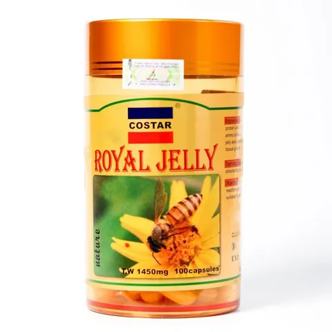 Viên uống Sữa Ong Chúa Costar Royal Jelly 1450mg - Tăng cường sức khỏe và làm đẹp da, 100 viên/hộp từ Úc