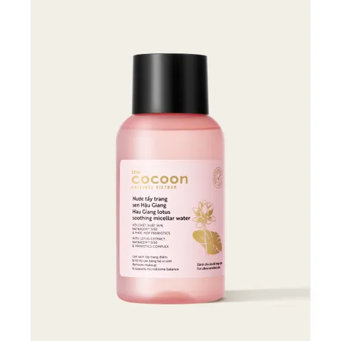 Nước Tẩy Trang Cocoon Sen Hậu Giang Cho Da Nhạy Cảm 140ml - 500ml