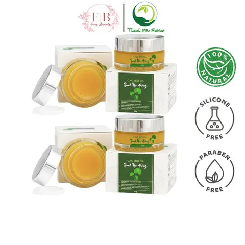 Liệu trình 2 Hũ Cao Lá Bôi Da Thuần Mộc Thanh Mộc Hương Giảm Nứt Nẻ Da 150g