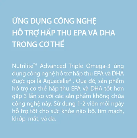 TPBVSK Nutrilite™ Advanced Triple Omega-3 797031