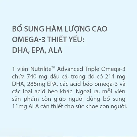 TPBVSK Nutrilite™ Advanced Triple Omega-3 797031