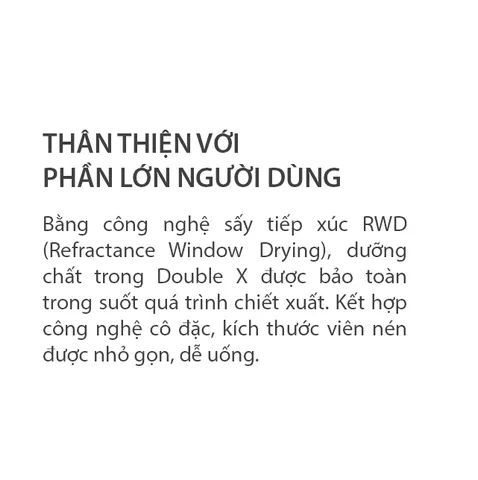 TP BVSK Nutrilite Double X không bao gồm khây