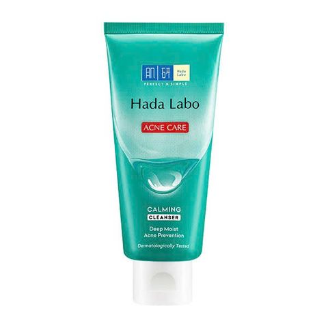 Sữa Rửa Mặt Dành Cho Da Mụn, Nhạy Cảm Hada Labo Acne Care Calming Cleanser 80g [hàng nhập khẩu]