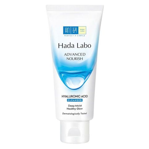 Sữa rửa mặt dưỡng ẩm sáng mịn Hada Labo Advanced Nourish Cleanser 80g [hàng nhập khẩu]