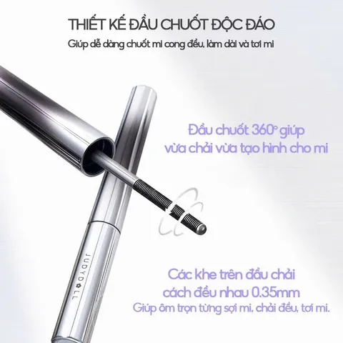 Mascara Judydoll Iron #01Black 2g [hàng nhập khẩu]
