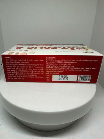 Viên Uống Sắt Folic EUZOFA Bổ Sung Sắt, Vitamin B9 B12 Hỗ Trợ Tạo Máu – Hộp 30 viên