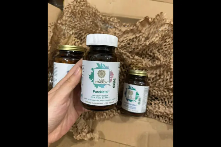 Viên uống bổ sung vitamin tổng hợp Pure Synergy PureNatal dành cho mẹ và bé, 120 viên 797110