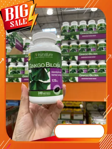 Bổ não Ginkgo Biloba 120mg 340 viên hàng air chuẩn mỹ