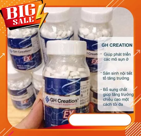 Lọ đựng GH Creation tăng chiều cao 270 viên hàng nội địa Nhật chính hãng