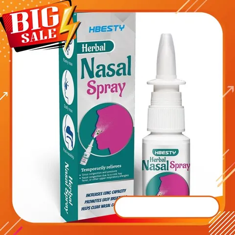 Dứt điểm viêm xoang, viêm mũi dị ứng, viêm mũi mãn tính, thông hốc xoang với chai xịt mũi Nasal Spray xuất xứ Nhật Bản loại 30 ml – Mã 1215 797232