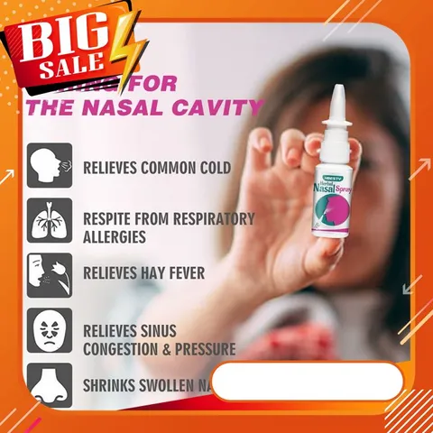 Dứt điểm viêm xoang, viêm mũi dị ứng, viêm mũi mãn tính, thông hốc xoang với chai xịt mũi Nasal Spray xuất xứ Nhật Bản loại 30 ml – Mã 1215 797232