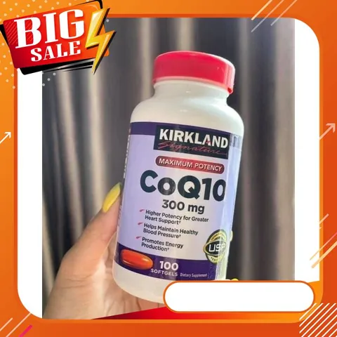 (Mới )Viên uống hỗ trợ tim mạch Kirkland Signature CoQ10 300mg 100 viên