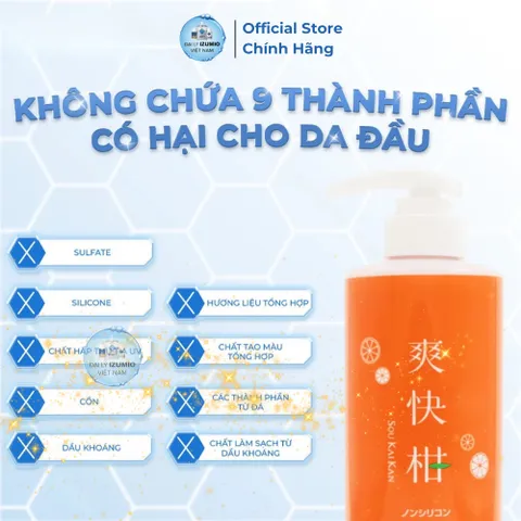 [Xuất Kèm VAT] Dầu gội Soukaikan - Hỗ Trợ Mọc Tóc, Giảm Rụng, Tóc Khoẻ Mềm Mượt - Chính Hãng Nhật Bản