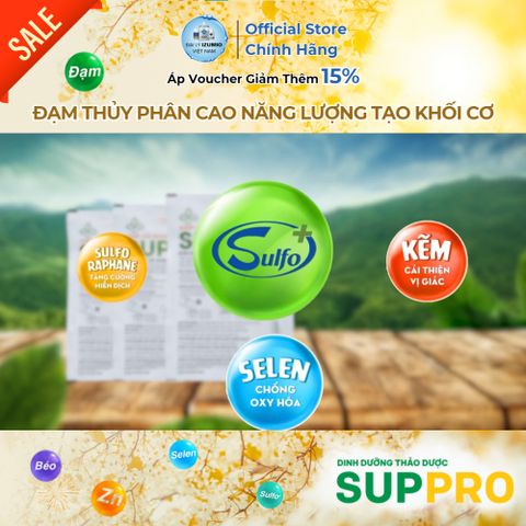 [Xuất Kèm VAT] Suppro Cerna Soup Cao Năng Lượng (12 Gói x 30g) Dinh Dưỡng Chỉ Số Thấp, Bồi Bổ Cơ Thể