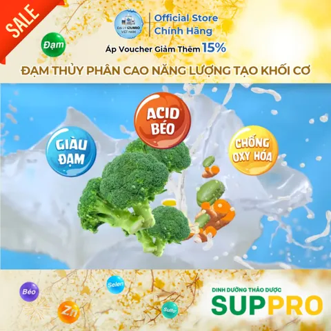 [Xuất Kèm VAT] Suppro Cerna Soup Cao Năng Lượng (12 Gói x 30g) Dinh Dưỡng Chỉ Số Thấp, Bồi Bổ Cơ Thể