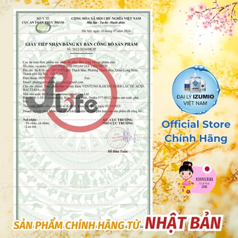 [Xuất Kèm VAT] Gói 248 Viên Bí Kíp Cho Vóc Dáng Thon Gọn, Giảm Cân - Ventuno Kaicho Herb Lactic Acid Bacteria