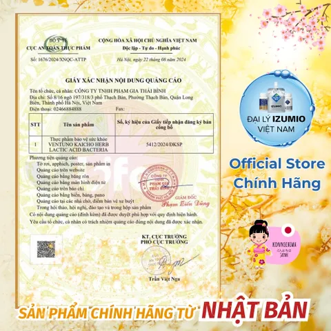 [Xuất Kèm VAT] Gói 248 Viên Bí Kíp Cho Vóc Dáng Thon Gọn, Giảm Cân - Ventuno Kaicho Herb Lactic Acid Bacteria