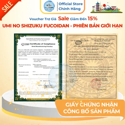 [Freeship & Voucher] UMI NO SHIZUKU FUCOIDAN – PHIÊN BẢN GIỚI HẠN (140 VIÊN)