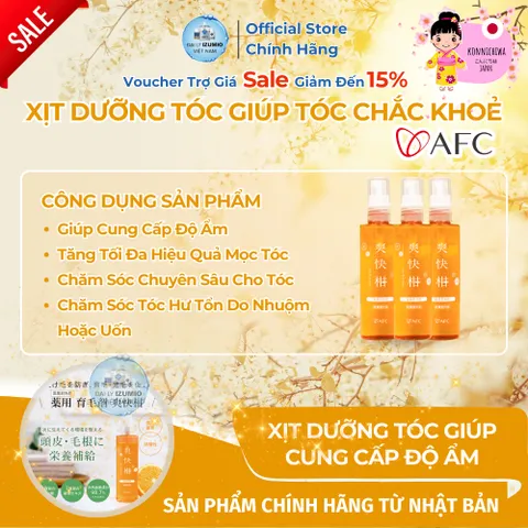 Xịt Dưỡng Tóc Soukaikan Hair Tonic 120ml - Hỗ Trợ Mọc Tóc, Tóc Khoẻ Mềm Mượt Chính Hãng Nhật Bản