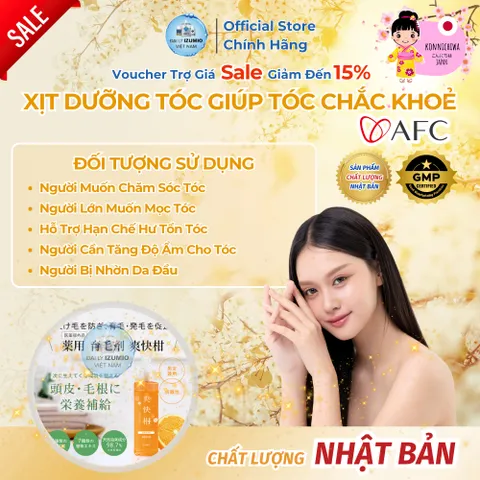 Xịt Dưỡng Tóc Soukaikan Hair Tonic 120ml - Hỗ Trợ Mọc Tóc, Tóc Khoẻ Mềm Mượt Chính Hãng Nhật Bản