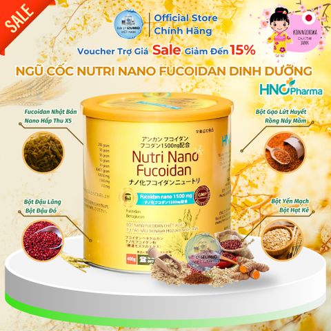 [Xuất Kèm VAT] Nutri Nano Fucoidan Ngũ Cốc Thực Dưỡng Bồi Bổ Thể Trạng, Tăng Sức Đề Kháng