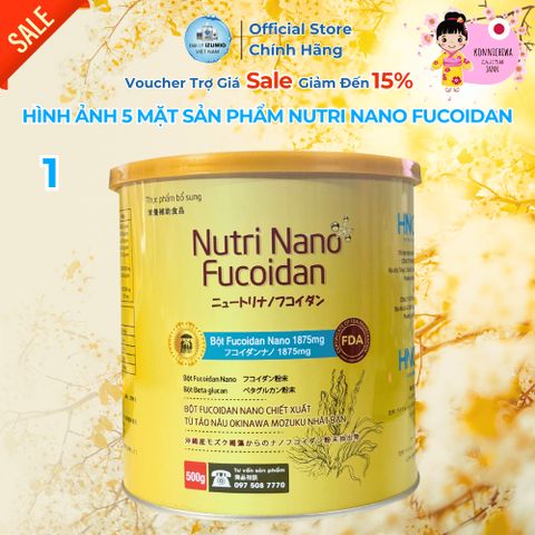 [Xuất Kèm VAT] Nutri Nano Fucoidan Ngũ Cốc Thực Dưỡng Bồi Bổ Thể Trạng, Tăng Sức Đề Kháng
