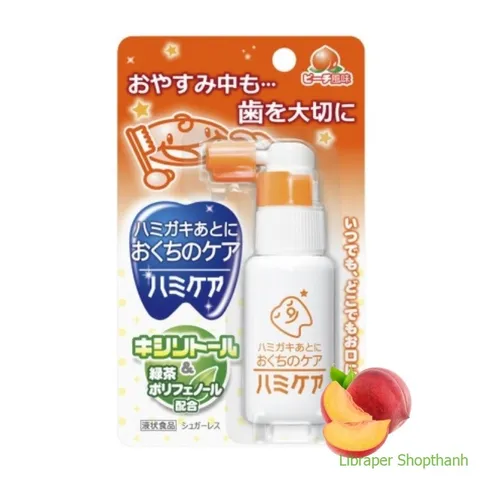 Xịt Chống Sâu Răng Hamikea 25g Nhật Bản | Dành Cho Bé Từ 18 Tháng – Ngừa Sâu Răng, Thơm Miệng Tự Nhiên