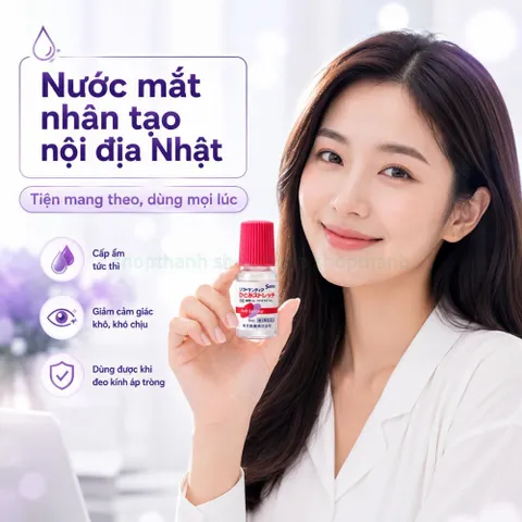 Nước nhỏ mắt nhân tạo Soft Santear 5ml × 4