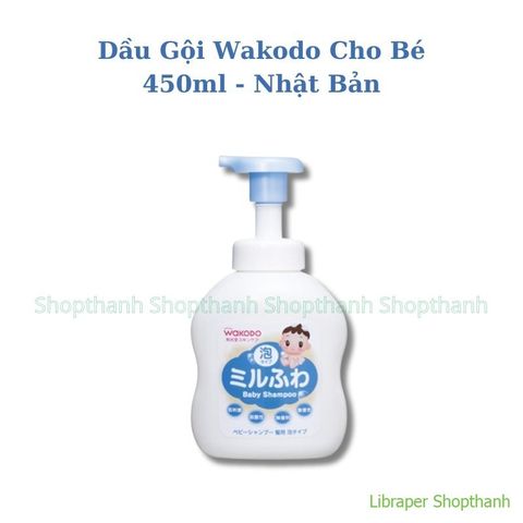 Sữa Tắm & Dầu Gội Wakodo Nhật Bản | Dịu Nhẹ, Không Cay Mắt, An Toàn Cho Bé Sơ Sinh