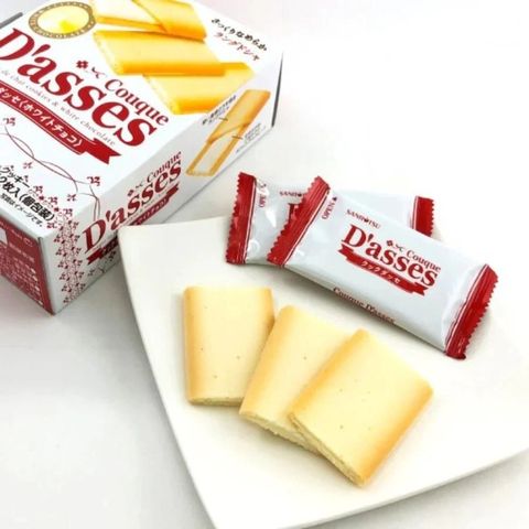 Bánh Quy Sanritsu Couque D’asses Nhật Bản 12 Cái – Giòn Tan, Kem Mịn, Ngọt Thanh, Sang Trọng Làm Quà