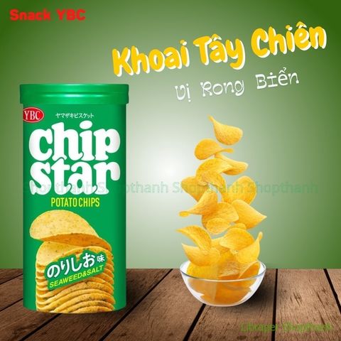 Snack Khoai Tây YBC Chip Star Nhật Bản – Giòn Ngon Tự Nhiên, Ít Dầu, Nhiều Vị Lựa Chọn, Bé Ăn Ngon