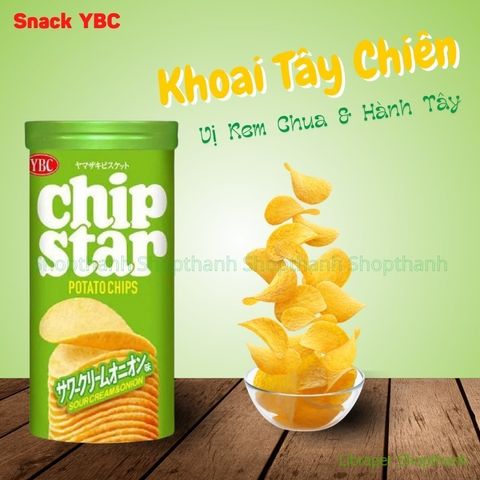 Snack Khoai Tây YBC Chip Star Nhật Bản – Giòn Ngon Tự Nhiên, Ít Dầu, Nhiều Vị Lựa Chọn, Bé Ăn Ngon