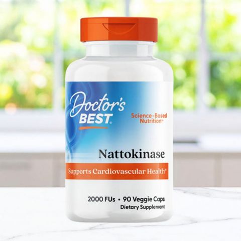 Viên uống Doctor's Best Nattikinase |90 & 270 viên| Hỗ trợ tuần hoàn máu - Phân hủy cục máu đông - Phòng ngừa đột quỵ [S/P Chuẩn Mỹ]