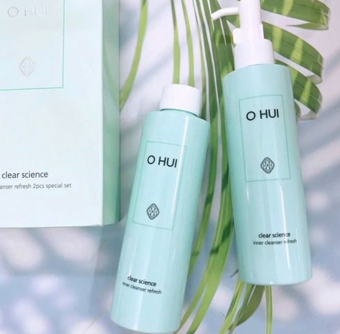 ✨ Set 2 chai dung dịch vệ sinh Ohui xanh 200ml chính hãng, dịu nhẹ, sạch khuẩn