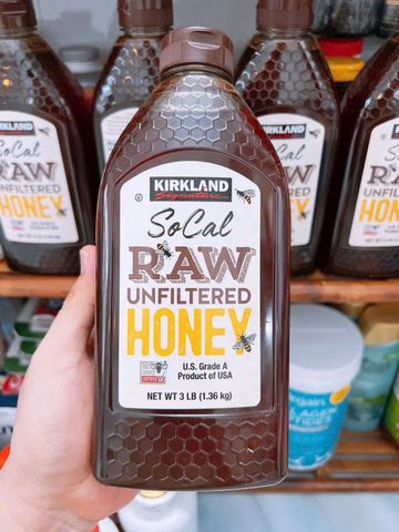 Mật ong hữu cơ raw Kirkland 1.36kg 797569
