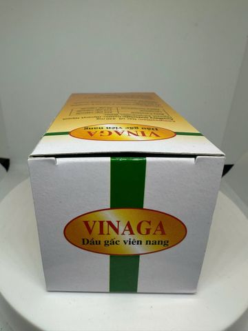 Dầu gấc viên nang VINAGA giúp tăng cường chống oxy hóa, tăng cường sức đề kháng (100 viên)