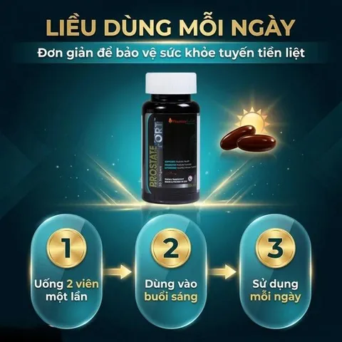 Viên uống hỗ trợ sức khỏe tuyến tiền liệt nam giới Prostate Fort Vitamins For Life (30 viên)