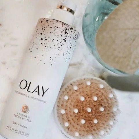 🌸 Sữa tắm Olay Sugar & Cocoa Butter dưỡng ẩm mịn da 591ml Mỹ - Giao nhanh tiết kiệm