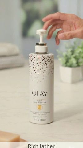Sữa tắm Olay Sugar & Cocoa Butter dưỡng ẩm da mềm mịn 591ml Mỹ 🏷️ Giá rẻ vô đối