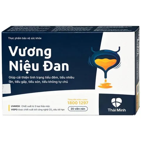 Viên uống giảm tiểu đêm Vương Niệu Đan Thái Minh (20 viên)