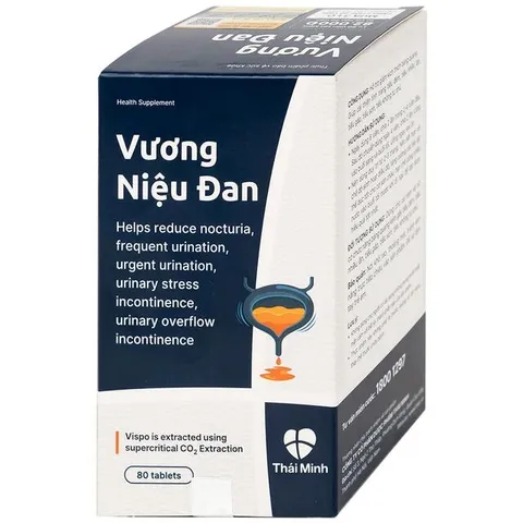 Vương Niệu Đan Thái Minh 80 Viên – Viên Uống Hỗ Trợ Cải Thiện Tiểu Đêm, Tiểu Nhiều Lần, Chăm Sóc Thận & Đường Tiết Niệu