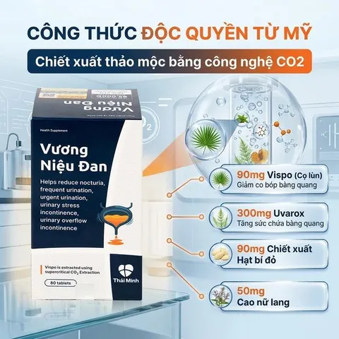 Vương Niệu Đan Thái Minh 80 Viên – Viên Uống Hỗ Trợ Cải Thiện Tiểu Đêm, Tiểu Nhiều Lần, Chăm Sóc Thận & Đường Tiết Niệu