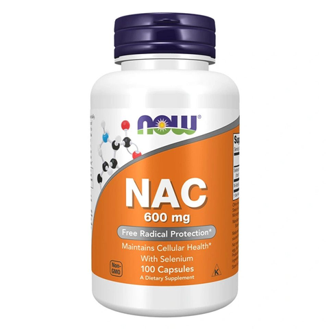 Viên Uống Thải Độc Gan NAC 600mg Now Foods 797619