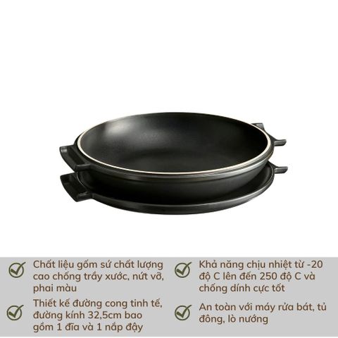 Bộ Khuôn Bánh Tart Emile Henry EH776699 Ø 32,5cm