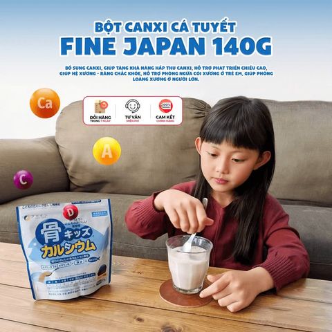 Bột Canxi Cá Tuyết Kotsu Kids Nội Địa Nhật Bản – Hỗ Trợ Xương Răng Chắc Khỏe, Đồng Hành Cùng Quá Trình Tăng Chiều Cao