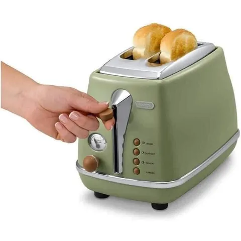 Máy nướng bánh mì Delonghi CTOV2103.GR , màu xanh ngọc