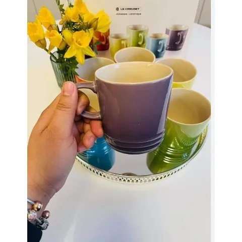 CỐC SỨ LE CREUSET TASSE METALLICS, 350ML, MÀU TÍM